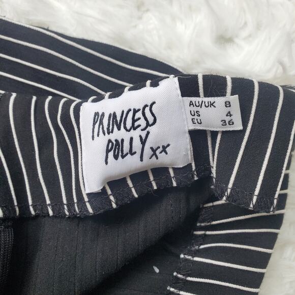 Princess Polly Pinstripe Skinny Pants 4 - Picture 8 of 9